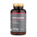 4Endurance Pro Acetyl-L-Carnitine - 90 kapsul, temno jantarna steklenička z zlatim pokrovčkom ter etiketo z zelenimi črtami na belem ozadju.