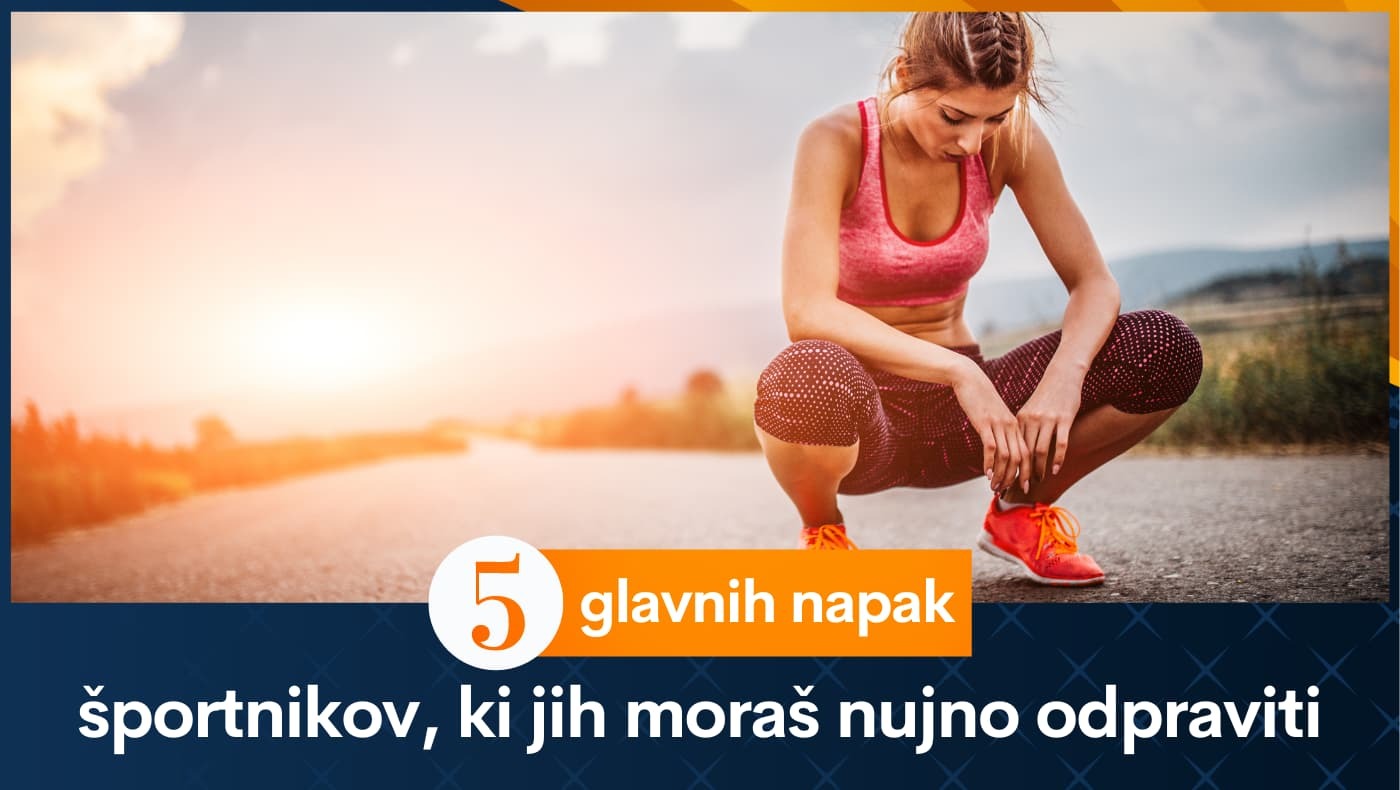 5 glavnih napak športnikov, ki jih moraš nujno odpraviti