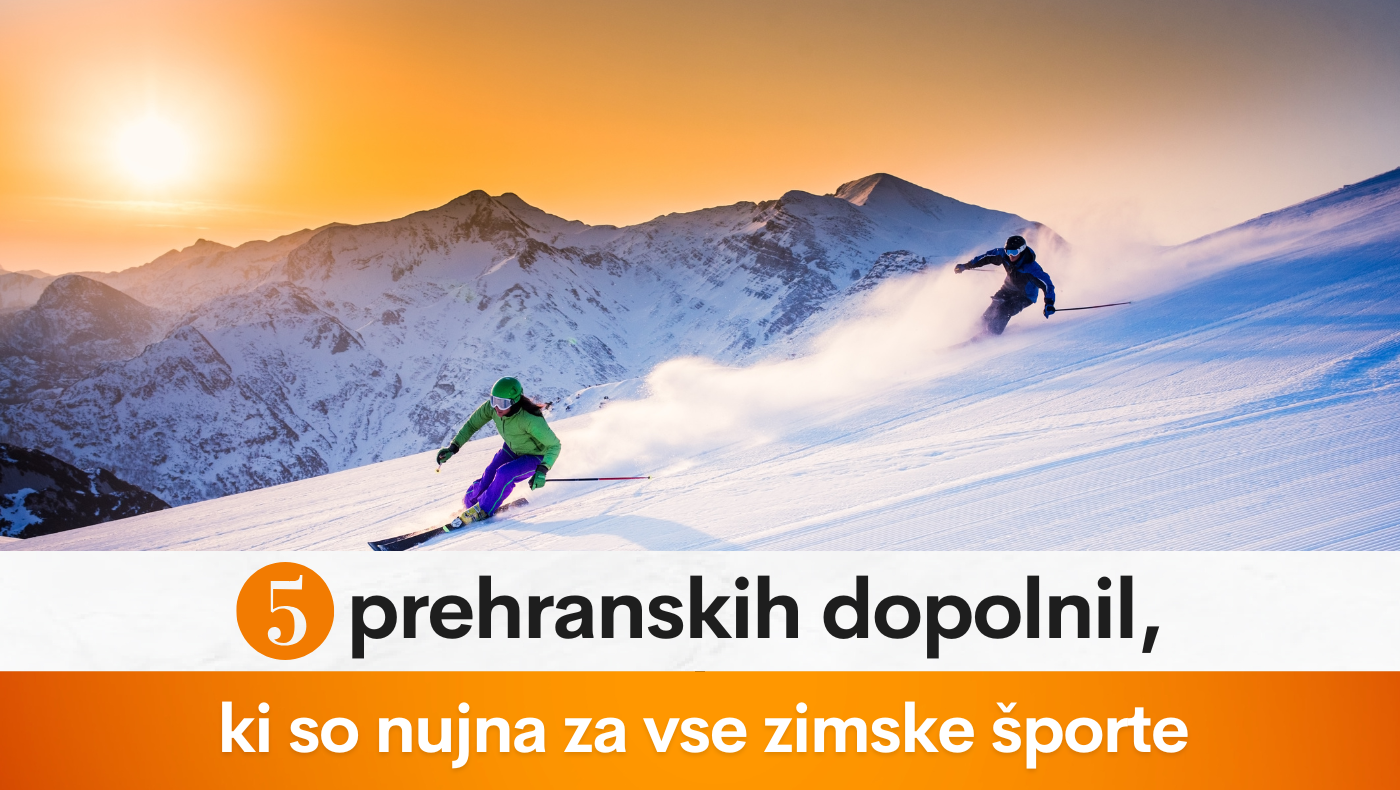5 prehranskih dopolnil, ki so nujna za vse zimske športe