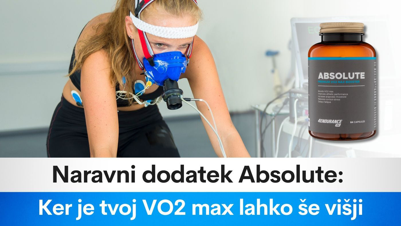 Naravni dodatek Absolute: Ker je tvoj VO2 max lahko še višji