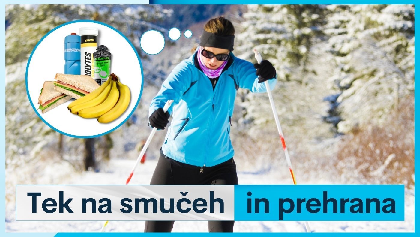 Tek na smučeh in energijski obroki: Kako se prehranjevati?