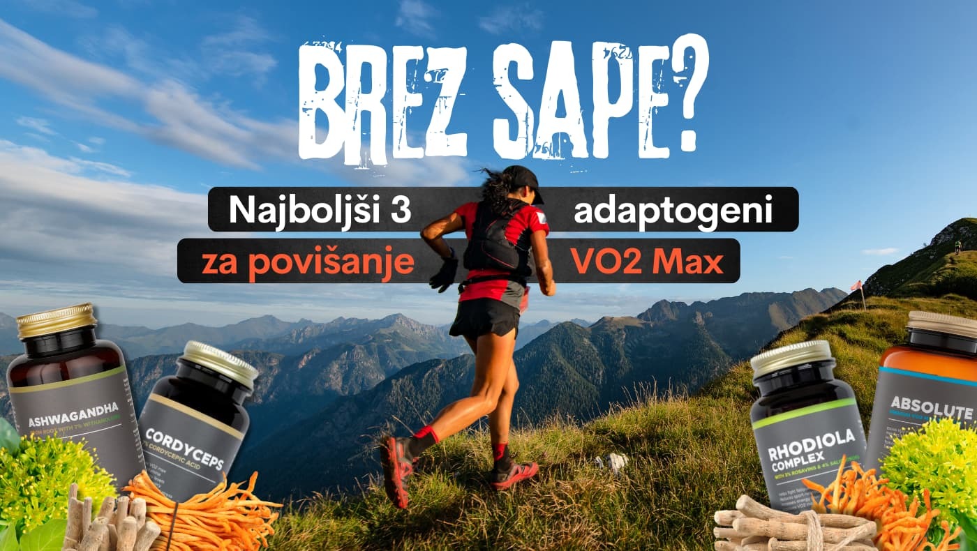 Brez sape? Najboljši 3 adaptogeni za povišanje VO2 Max