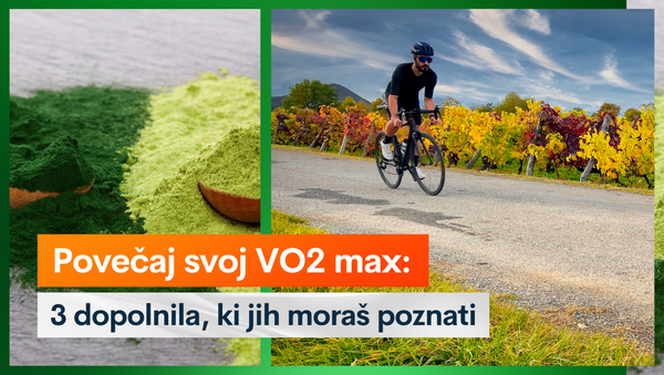 Povečaj svoj VO2 Max 3 dopolnila, ki jih moraš poznati