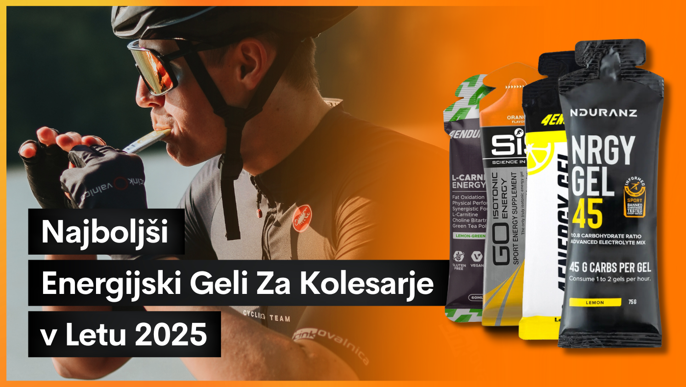 Najboljši energijski geli za kolesarje v letu 2025