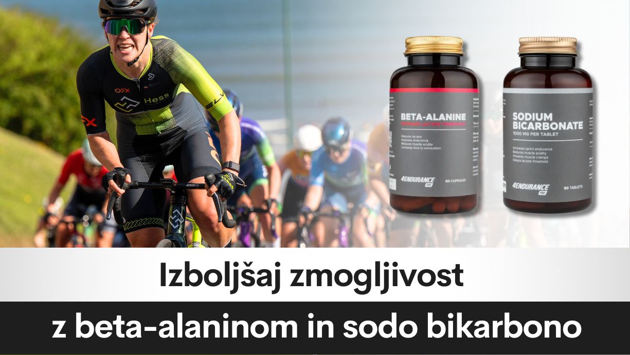 Izboljšaj zmogljivost z beta-alaninom in sodo bikarbono