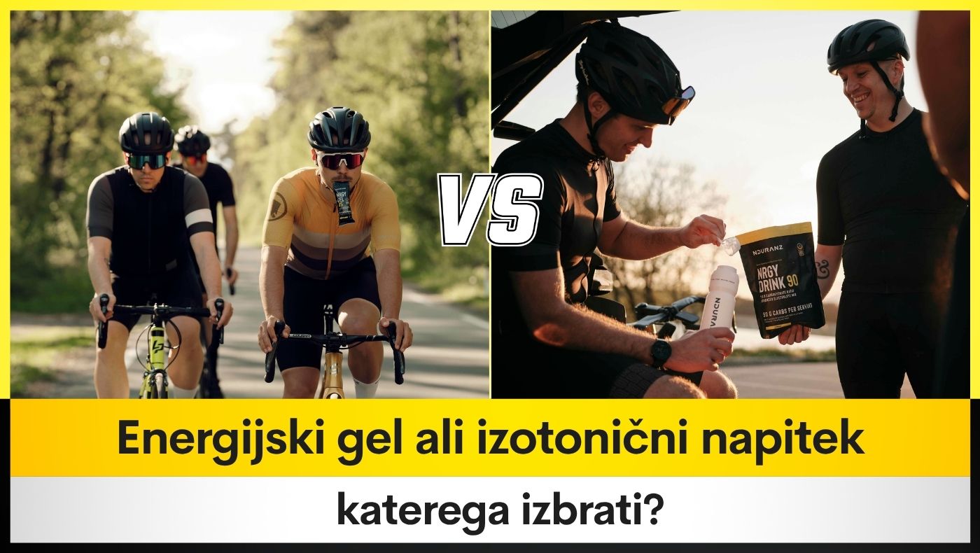 Energijski gel ali izotonični napitek – katerega izbrati?