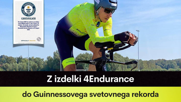 Z izdelki 4Endurance do Guinnessovega svetovnega rekorda