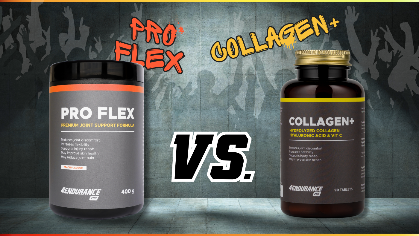 Izbira kolagena za podporo pri treningu: Pro Flex vs Kolagen+