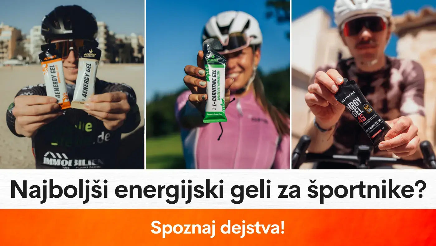Najboljši energijski geli za športnike? Spoznaj dejstva!