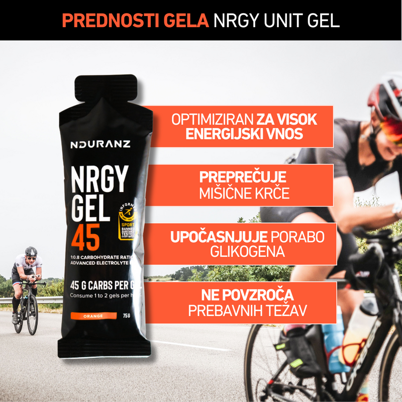 Nrgy Gel 45 (plastenka za večkratno polnjenje) + GRATIS Flaška za gel