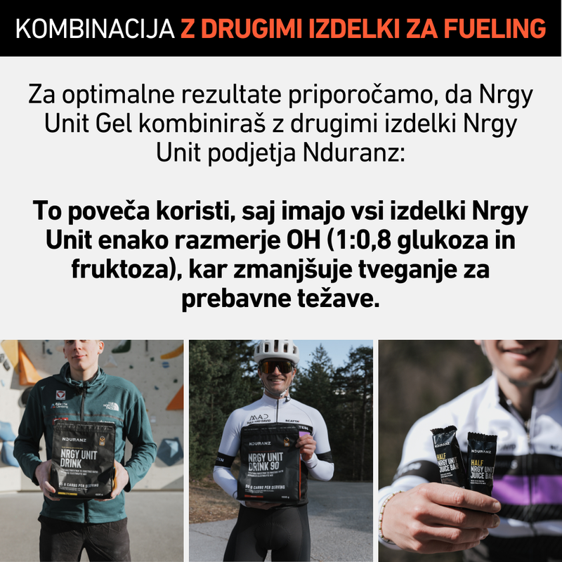 Nrgy Gel 45 (plastenka za večkratno polnjenje) + GRATIS Flaška za gel