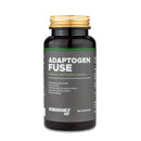 4Endurance Pro Adaptogen Fuse - 60 kapsul, temno rjava steklenička z zlatim pokrovčkom in zelenim pasom etikete na belem ozadju.