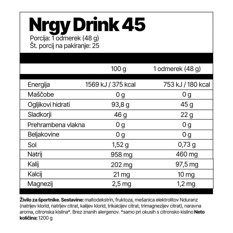 Nrgy Drink 45