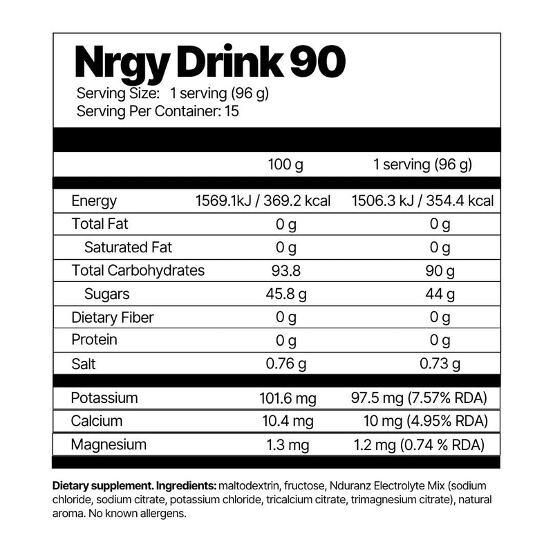 Nrgy Drink 90 Omejena izdaja